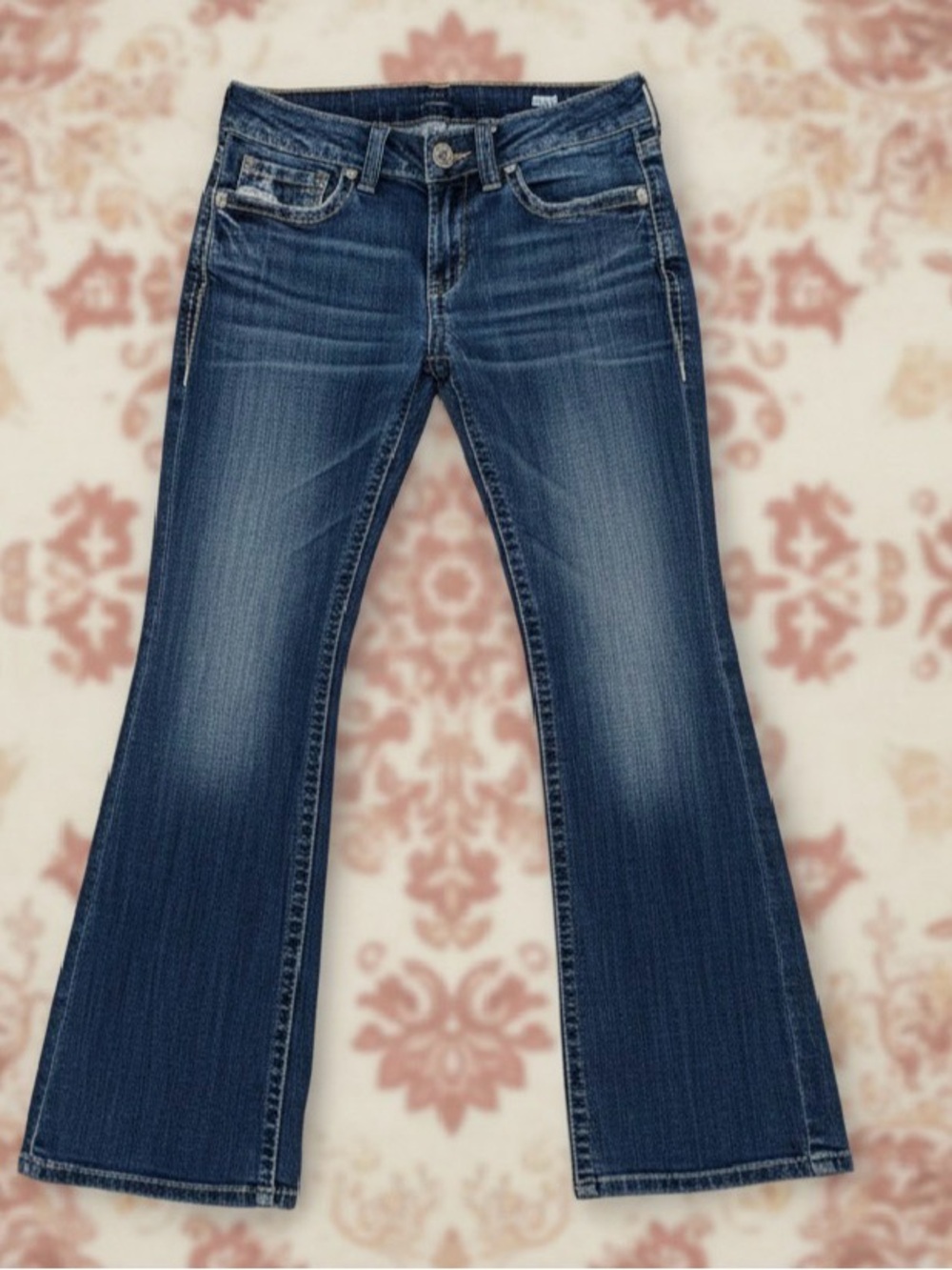 ARIAT Entwined REAL Bootcut Jeans – Festival Blue – Size 30S